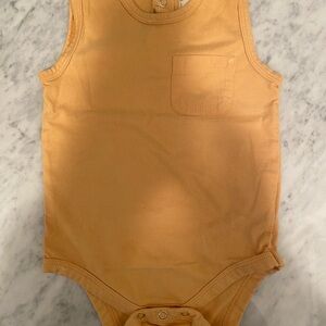 Pehr Yellow Sleeveless Kids One Piece size 6-12 Months